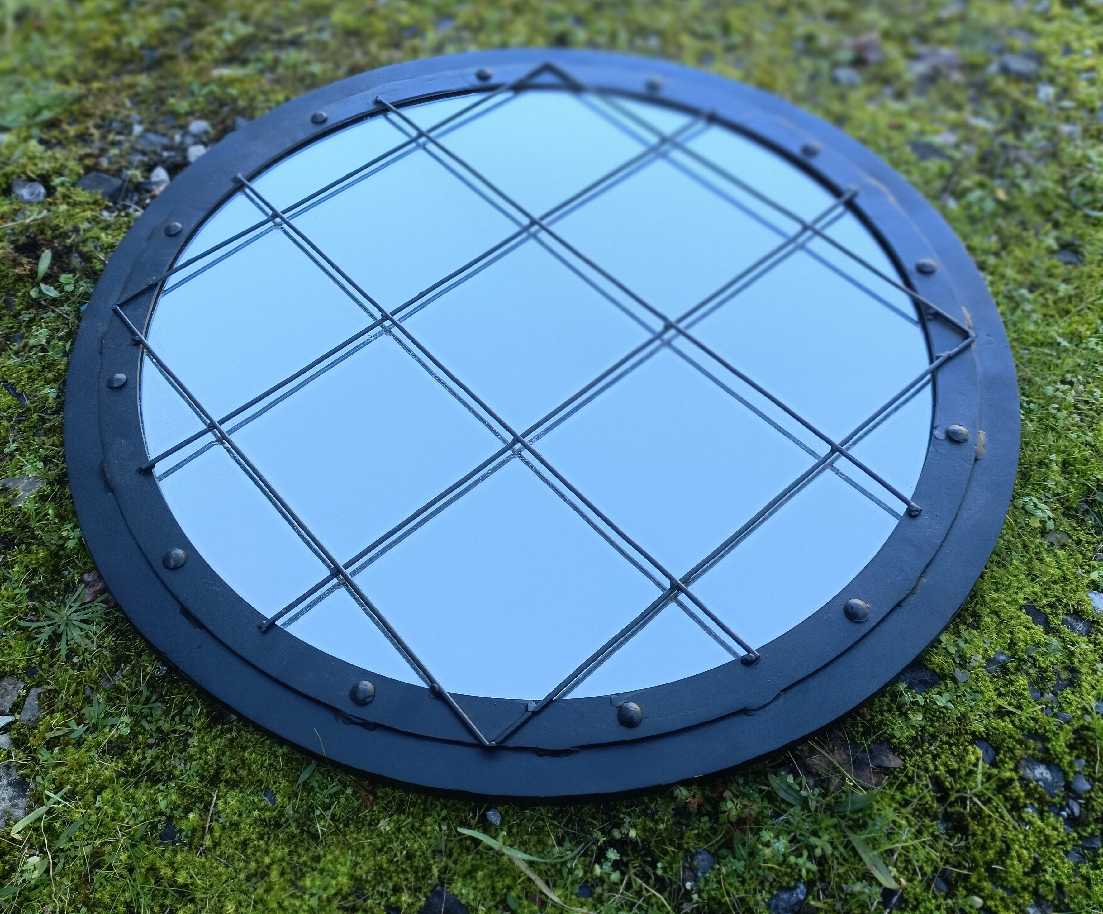 Industrial round mirror