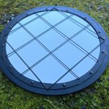 Industrial round mirror