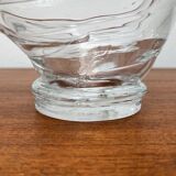 Vintage Glass Swan-Shaped Vase