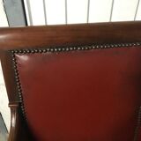 Pair of mahogany Empire Bergère armchair