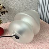 Glass mushroom lamp