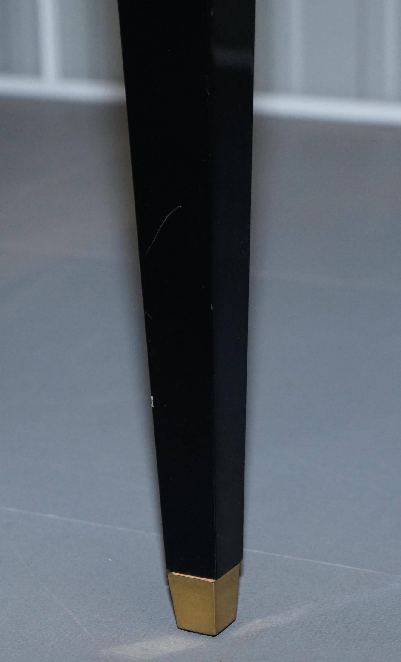 Shagreen Desk with Gold Metal, Modern Model