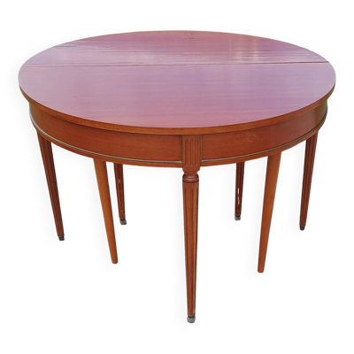 Table demi lune à rabat