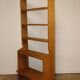 Guillerme and Chambron bookcase shelf in oak, 1960