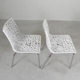 Set of 2 design chairs IGAP, Groove model, 2000s