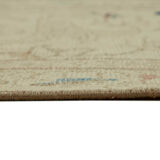 Hand-knotted persian antique 1970s 320 cm x 357 cm beige wool carpet