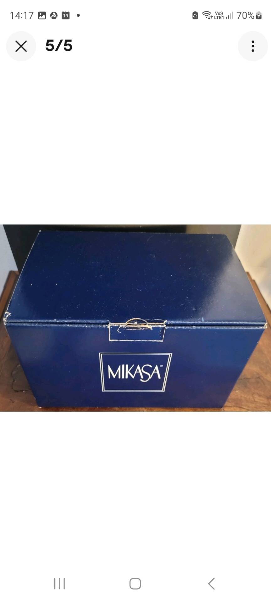 Mikasa wine glasses model Matignon, in clear engraved crystal.