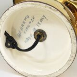 Sculptural Hollywood Regency table lamp in the shape of a horse from the 1970s.