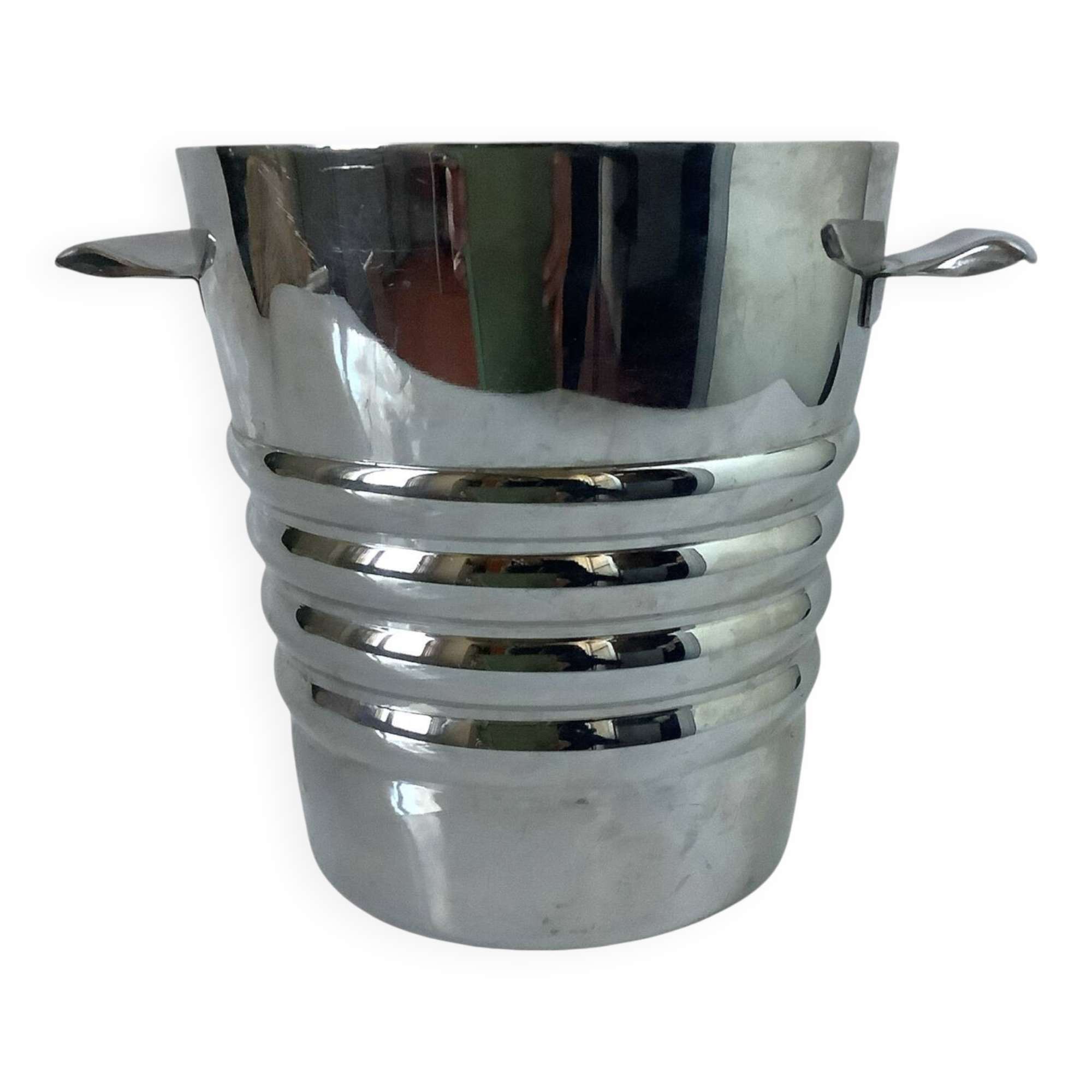 Vintage stainless steel champagne bucket – Years