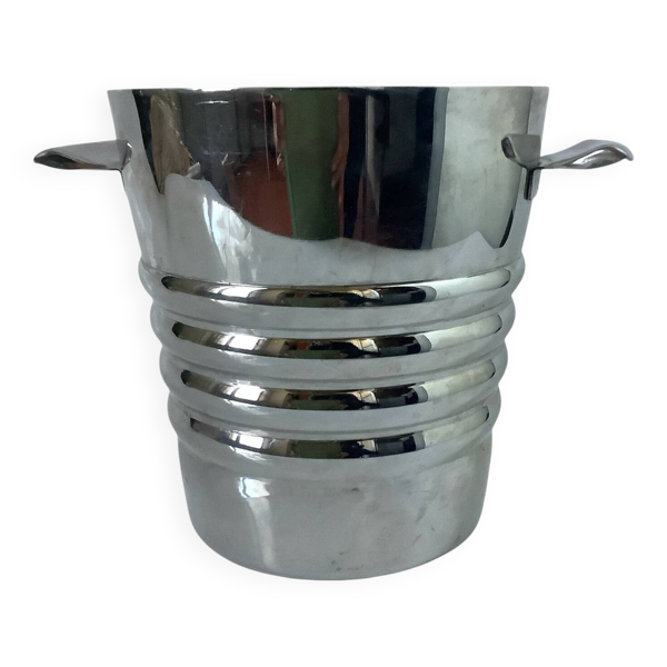 Seau à champagne vintage inox – Années
