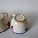 Trio of large cups digoin sarreguemines model mary-lou 194 0