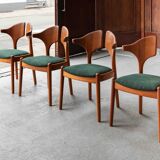 Set of 4 dining chairs by Schou Andersen