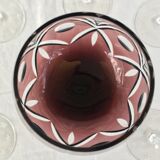 Lot de 6 verres en cristal de Bohême