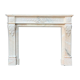 Louis XVI Style Fireplace in Pink Marble Circa 1980
