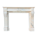 Louis XVI Style Fireplace in Pink Marble Circa 1980