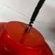 Vintage orange UFO lamp / chandelier / pendant light