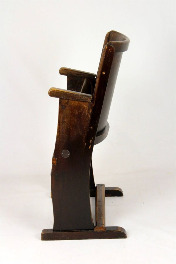 Chaise de cinéma, théâtre TON (Thonet) en bois, années 1940