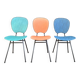 Trio of vintage chairs, antique designer seating furniture