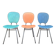Trio of vintage chairs, antique designer seating furniture