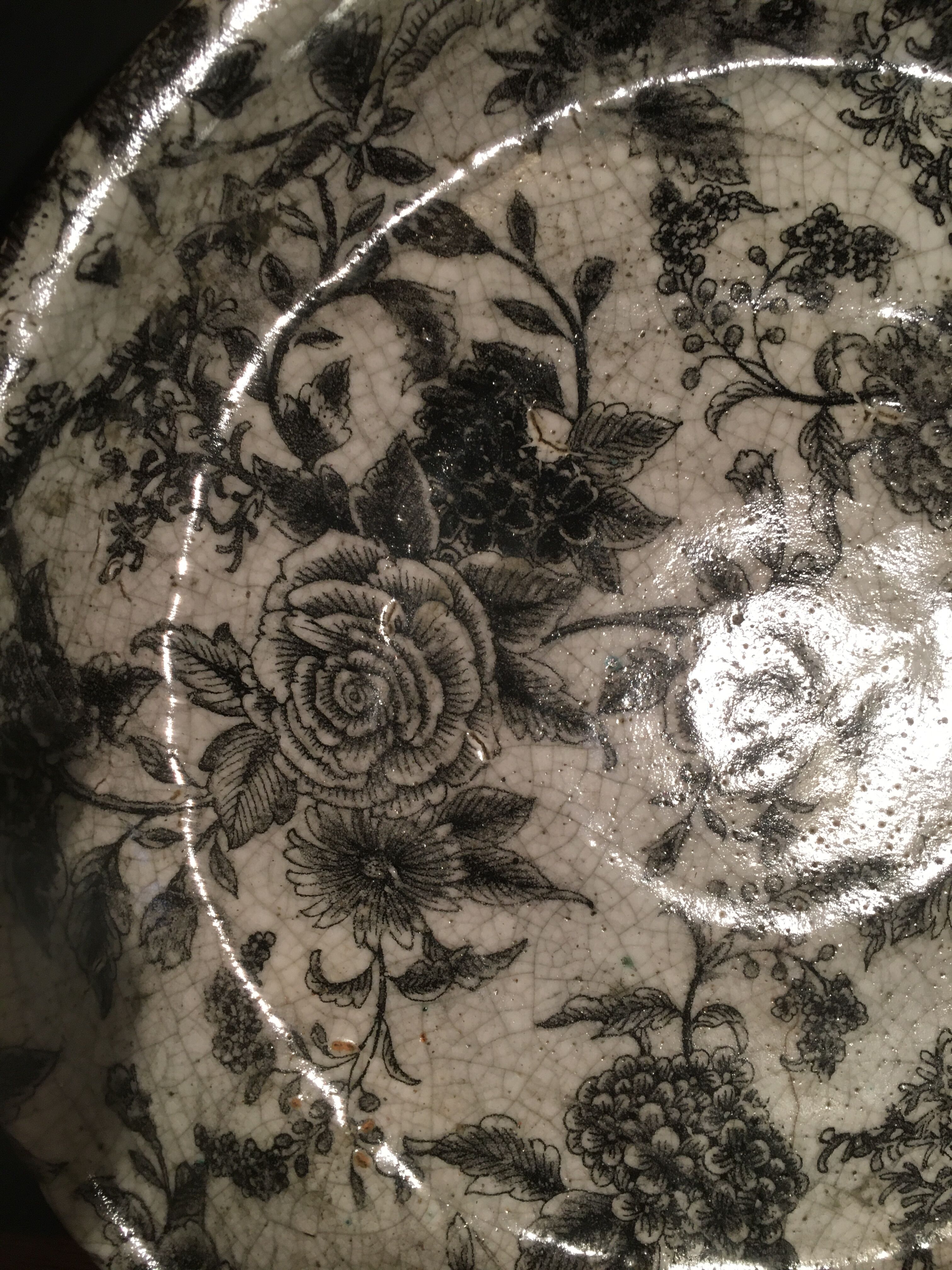 Enamelled ceramic dish ∅ 34