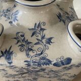 Cracked ceramic tulip vase circa 1980