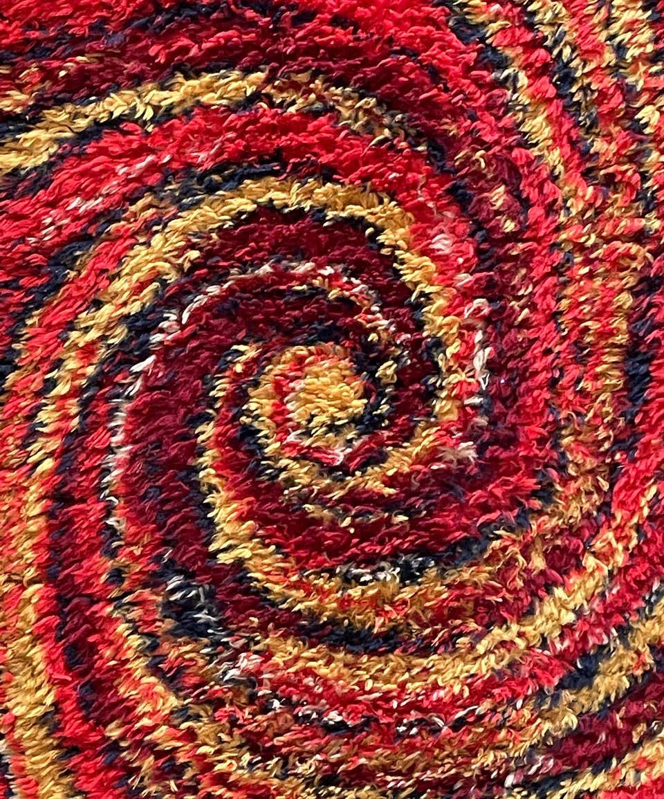 Colorful wool rug by salewa, germany, 1970s
