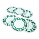 Lot de 6 assiettes à dessert vintage Rosenthal Monbijou Giscard