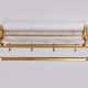 Vintage Hollywood Regency wall coat rack 1960s Germany