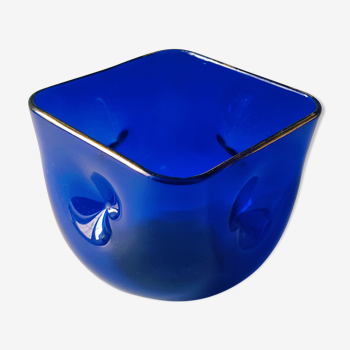 Blue majorelle trinket bowl