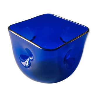 Blue majorelle trinket bowl