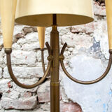 Floor lamp in brass and lacquered aluminum Italia Anni '50