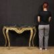 20th Century Italian Lacquered and Gilded Console