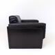 Fauteuil lounge en cuir Matteo Grassi Korium KM 3/1 par Tito Agnoli, 1980