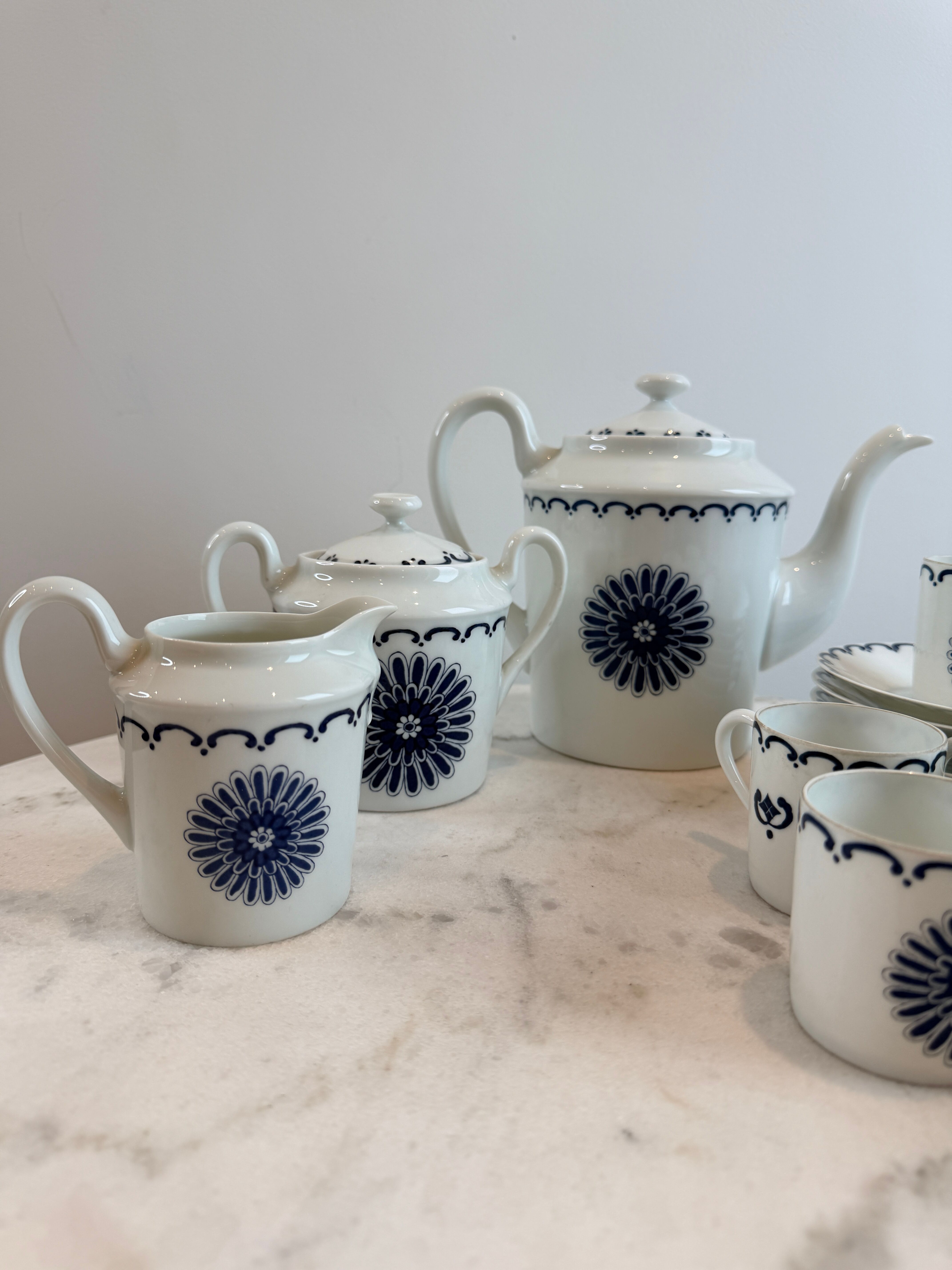Limoges porcelain coffee service