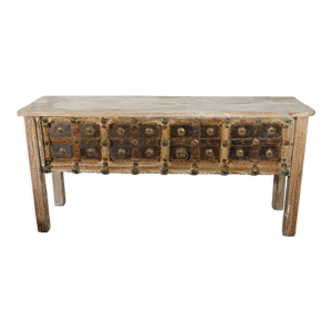 Console en bois sculpté