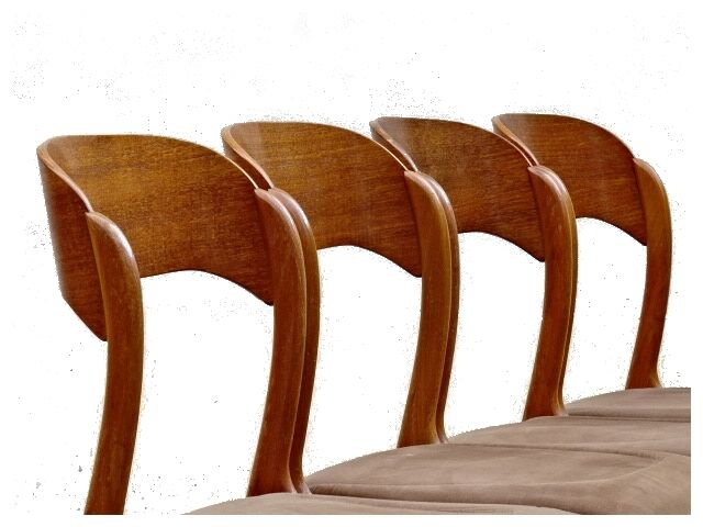 Set of 4 sleds chairs Baumann, 1960