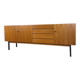 Vintage 60s - 70s German sideboard, walnut TV cabinet