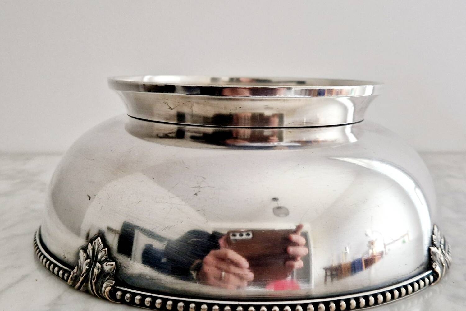 Bouillet & Bourdelle silver plated metal cup 1920