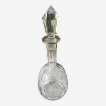 Old glass decanter