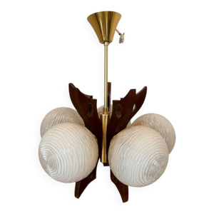 lustre à 5 globes scandinave