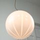 Vintage Italian Swirl Globe Pendant Lamp, 70s