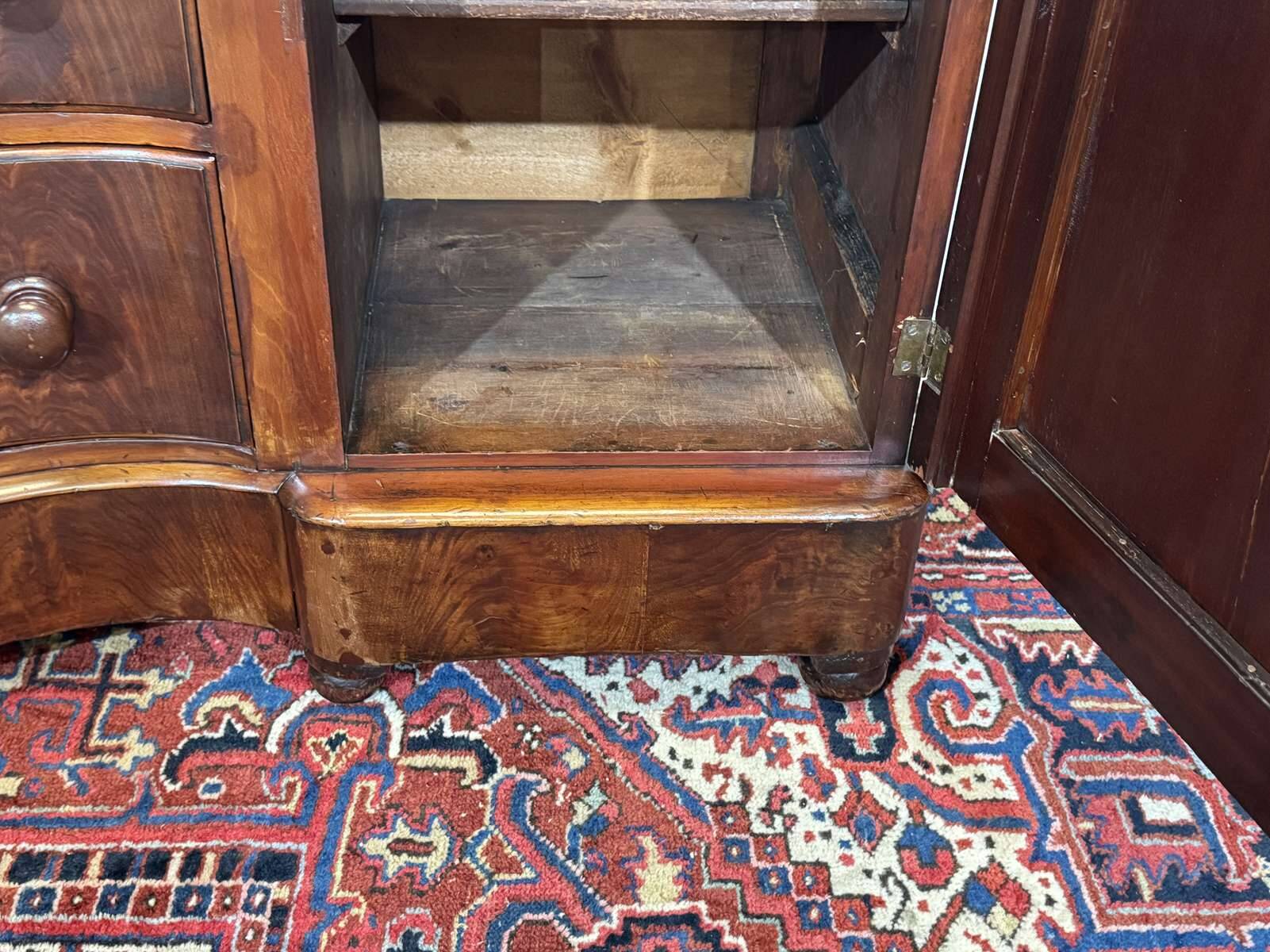 Victorian Enfilade 19th mahogany