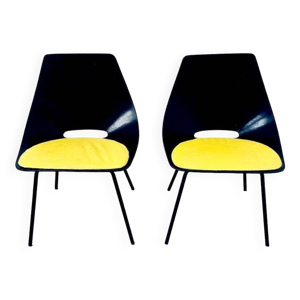 Paire chaises Guariche - steiner