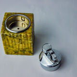 Briquet en albâtre beige par Romano Bianchi, Italie, 1970