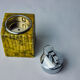 Beige alabaster lighter by Romano Bianchi, Italy, 1970