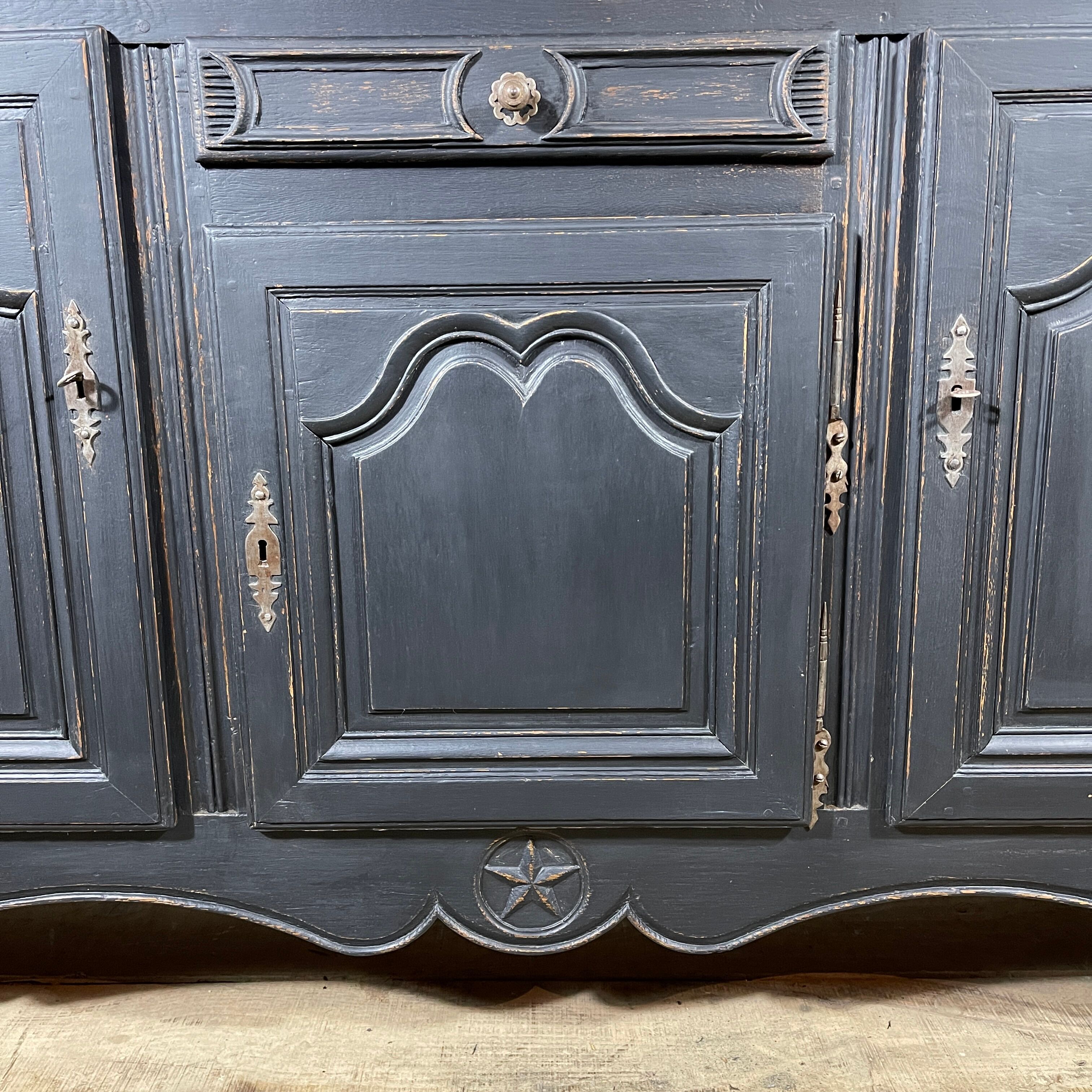 Louis XV oak sideboard
