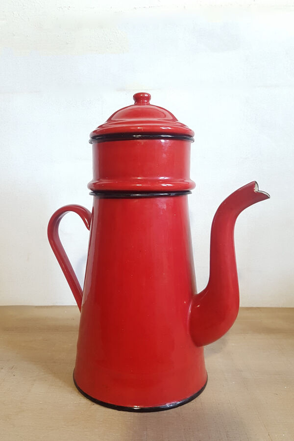 Ensemble de cafetière émaillé