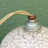 Art deco pendant lamp in Clichy glass