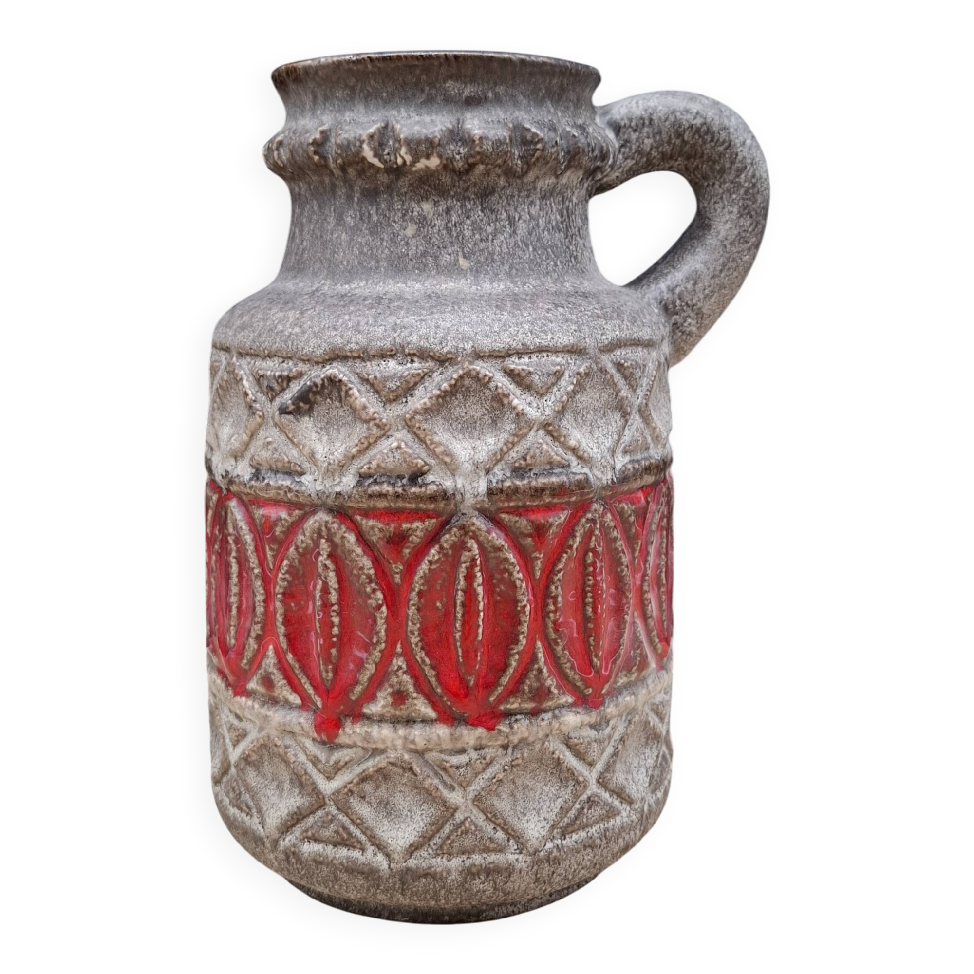 West Germany red vase 9325
