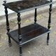 Vintage Napoleon III shelf from the 18th century in turned solid wood.